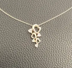 4℃   ハート　シルバーネックレス