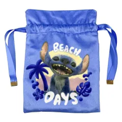【メール便】リロ＆スティッチ 巾着袋 巾着 実写 ディズニー インロック きんちゃくポーチ 小物入れ キャラクター グッズ 