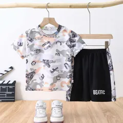 ☆ Aグレー ☆ 150cm ☆ スポーツウェア上下セット キッズ mmkidstab3e スポーツウェア 上下セット キッズ 男の子 ジュニア かっこいい セットアップ 女の子 Tシャツ 半袖 パンツ ショートパンツ ズボン 短パン 体操服 運動