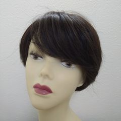 7万☆ウィッグ☆女性かつら☆EVEcare 人毛フルウィッグ ショート 医療 