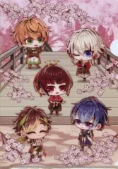 【中古】クリアファイル 集合 描き下ろしちびキャラクリアファイル(A4) 「ビルシャナ戦姫 ～一樹の風～」 オトメイトスタイル Vol.8付録