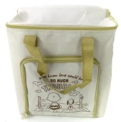 【中古】バッグ スヌーピー＆チャーリー・ブラウン(アイボリー) 保冷保温マルチバッグ 「PEANUTS(SNOOPY)」