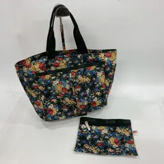 ★M30 2点セット レスポートサック LESPORTSAC トートバッグ ハンドバッグ ポーチ付き 花柄 レディース 鞄