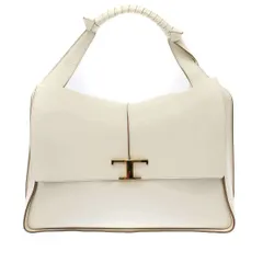 TOD’S トッズ TIMELESS ワンショルダーレザーバッグ  ホワイト