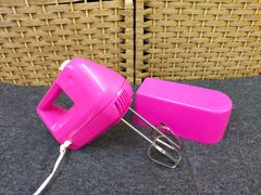 E13-20250830-01　KAI 貝印 ハンドミキサー SPIRAL HANDMIXER ピンク ケース付き