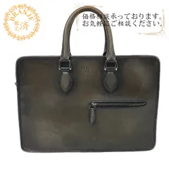 【希少5スタンプ】ベルルッティ　アンジュール　トートバッグ　ビジネスバッグ　茶 希少5スタンプ】ベルルッティ アンジュール トートバッグ
