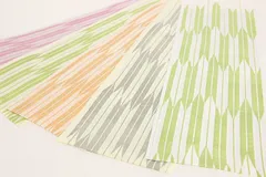 正絹 半衿 小紋柄 柄半衿 半襟 長襦袢 和装小物 フォーマル カジュアル 普段着 着付け 御稽古 お茶席 正装 袴 卒業式 入学式 日本製 レディース 婦人 5枚までメール便OK