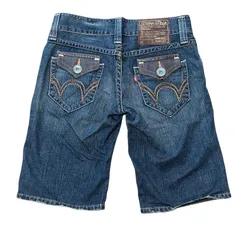 EDWIN BLUE TRIP BT5595 ローライズ デニムショートパンツ インディゴ メンズS エドウィン ブルートリップ