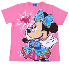 【中古】衣類 ミニーマウス Tシャツ ピンク 150cm 「東京ディズニーシー 15周年 ザ・イヤー・オブ・ウィッシュ」  東京ディズニーシー限定