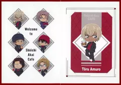 【中古】紙製品 安室透 オリジナルポストカード付き招待状 「名探偵コナン 赤井秀一カフェ 緋色編」 事前予約特典