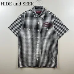 HIDE and SEEK archive plaid pattern S/S shirt S HS-050310 ハイドアンドシーク ギンガムチェック 刺繍 半袖シャツ IWGP 池袋 アーカイブのサムネイル