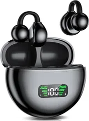 オープンイヤー イヤホン bluetooth5.49 ワイヤレスイヤホン 空気伝導 AI通話ノイズキャンセリング Type-C急速充電 最大30時間再生 音漏れ抑制 Hi-Fi音質 瞬時接続 誤操作防止 低遅延 IPX4防水 iOS/Android対応