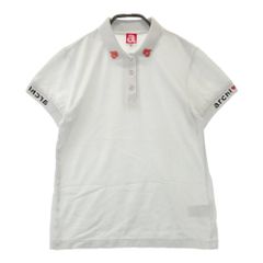 美品 archivio アルチビオ ロゴポロシャツ 白 38 - メルカリ