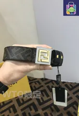 【今日特価】FD F-Logo グレインレザーベルト