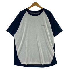 mont-bell モンベル 1114691 ラグラン半袖Ｔシャツ sizeXL/ネイビー×ホワイト