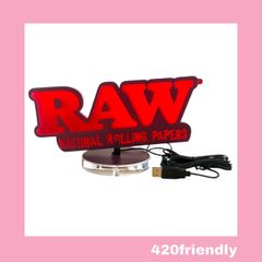 420friendly "RAW" Light Up Sign / ライトアップサイン( USB LED ライト)