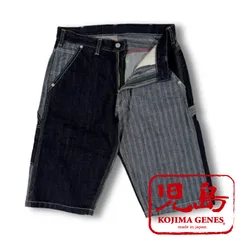 新品未使用 児島ジーンズ ハーフ デニム パンツ 児島ジーンズ（メンズショート、ハーフパンツ）（インチ：34