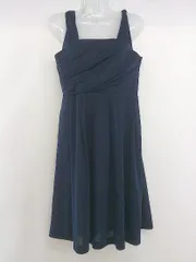 ◇ CROLLA クローラ サイドジップ 膝丈 キャミソール ワンピース サイズ 38 ネイビー レディース  【中古】 【1204050001430】のサムネイル