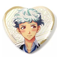 ときめきメモリアル ときメモ 4th ハート缶バッジ 白羽大地 10点 ときめきメモリアル Girl's Side 4th Heart ホワイトデーハート型