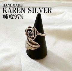 新着 シルバーリング カレンシルバー ハンドメイド エスニック 純銀 #151