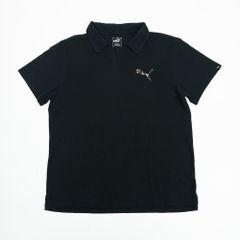 PUMA プーマ 襟付き Tシャツ ポロシャツ ブラック XL