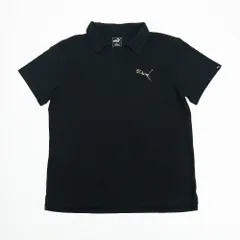 PUMA プーマ 襟付き Tシャツ ポロシャツ ブラック XL　B202507