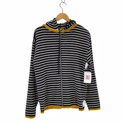 コムデギャルソンシャツ COMME des GARCONS SHIRT hooded zip up border knit sweater ボーダージップアップパーカー メンズ JPN：M のサムネイル
