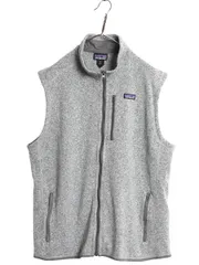 【お得なクーポン配布中!】 パタゴニア ベターセーター ベスト メンズ XXL 21年製 フリース セーター 前開き フルジップ アウトドア 重ね着 ワンポイント 大きいサイズ