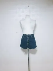 ジュニア 150 女の子用ショーツ デニムハーフパンツ