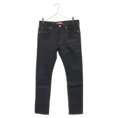 JUNYA WATANABE COMME des GARCONS (ジュンヤワタナベ コムデギャルソン) 16AW バックポケットベロア切替 5Pスリムデニムパンツ ジッパーフライ インディゴ WR-P206のサムネイル