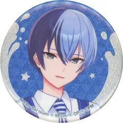 【中古】バッジ・ビンズ 青柳冬弥 「プロジェクトセカイ カラフルステージ! feat. 初音ミク×ローソン グリッター缶バッジA」