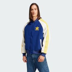 アディダスオリジナルス adidas Originals 大きいサイズ３ＸＬ ＳＳＴ ボンバージャケット 防寒 通勤通学 ストリート メンズ MENS SST BOMBER JACKET EA084 IL2574 DARK BLUE × WHITE