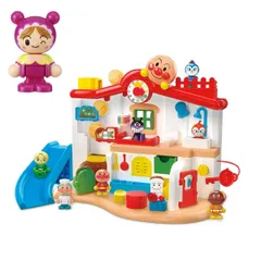 【特価セール】チャイムがピンポン♪あそびがいっぱい アンパンマンはじめてハウス 特典【あかちゃんまんドール(おめかし)付】