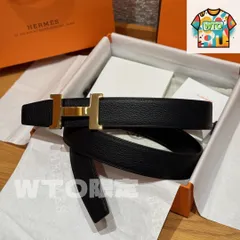 【今日特価】Hermes Constance ダブルフェイスベルト
-1