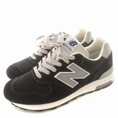 ニューバランス NEW BALANCE M1400NV USA製 スエード スニーカー US9.5 27.5cm 黒 ブラック /☆G