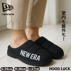 ニューエラ スリッパ ルームシューズ ワードマーク ロゴ刺繍 ブラック