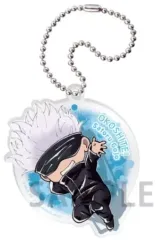 【中古】雑貨 五条悟 「おこして!でふぉ 呪術廻戦 アクリルキーホルダー」