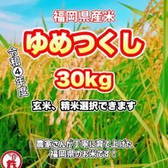 【新米】福岡県産　夢つくし　玄米30kg  出荷前精米できます！