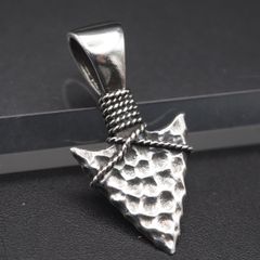 A094 ヴィンテージ 925刻印 ペンダント トップ 銛 もり 矢じり デザイン シルバー チャーム ヘッド
