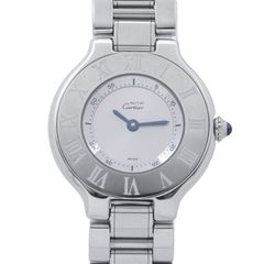 カルティエ Cartier マスト21 W10109T2 Cartier Must de Cartier 21  クォーツ 腕時計 レディース シルバー