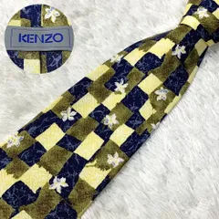 KENZO ケンゾー シルクネクタイ YEW×NVY【MNT114】