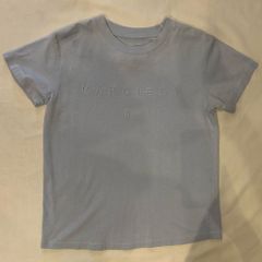 MM6 エムエムシックス 21AW ロゴ半袖Tシャツ S52GC0196 ブルー size:S【代官山A07】
