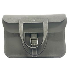 エルメス(HERMES) アルザン 31cm グリメイヤー トリヨン シルバー金具 U刻印(2022年製造) 新品同様 レディース ハンドバッグ ショルダーバッグ