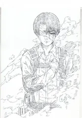 劇場版 進撃の巨人 完結編 THE LAST ATTACK 来場者特典 MAPPA ビジュアルカード(リヴァイ) 3・7週目