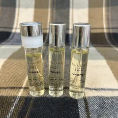 シャネル　アリュール オム スポーツ スポーツスプレイ リフィル 3本セット　20ml　オードゥトワレット　香水　中古　CHANEL  ALLURE HOMME SPORT　AD07S01