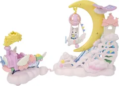 【新品】 エポック社 お空のムーンライトパレードセット シルバニアファミリー Sylvanian Families アトラクション STマーク認証 ドールハウス ゆうえんち F-39 おもちゃ