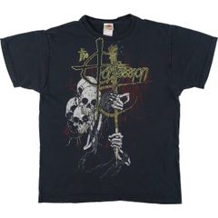古着 OBEY 総柄 アクリルニットカーディガン レディースM相当 /eaa534439 古着 OBEY 総柄 アクリルニットカーディガン レディースM相当