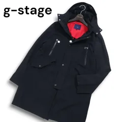 g-stage ジーステージ 秋冬 裏起毛★ フーディー コート Sz.48　メンズ 黒のサムネイル