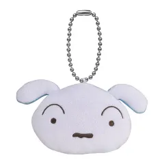 【中古】キーホルダー シロ 「クレヨンしんちゃん フェイスぬいぐるみ」