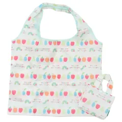 【メール便】はらぺこあおむし エコバッグ 折りたたみショッピングバッグ パステルフルーツ エリックカール ジェイズプランニング お買い物かばん コンパクト 絵本キャラクター グッズ 